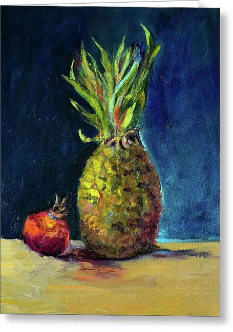 The Pineapple and Pomegranate - Greeting Card