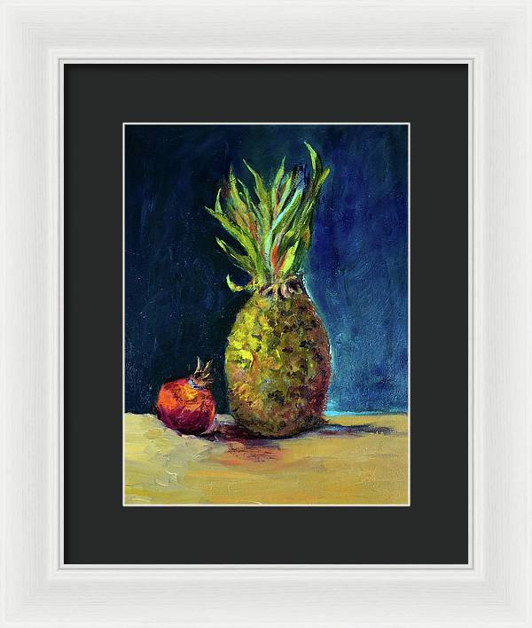 The Pineapple and Pomegranate - Framed Print