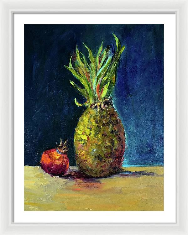 The Pineapple and Pomegranate - Framed Print