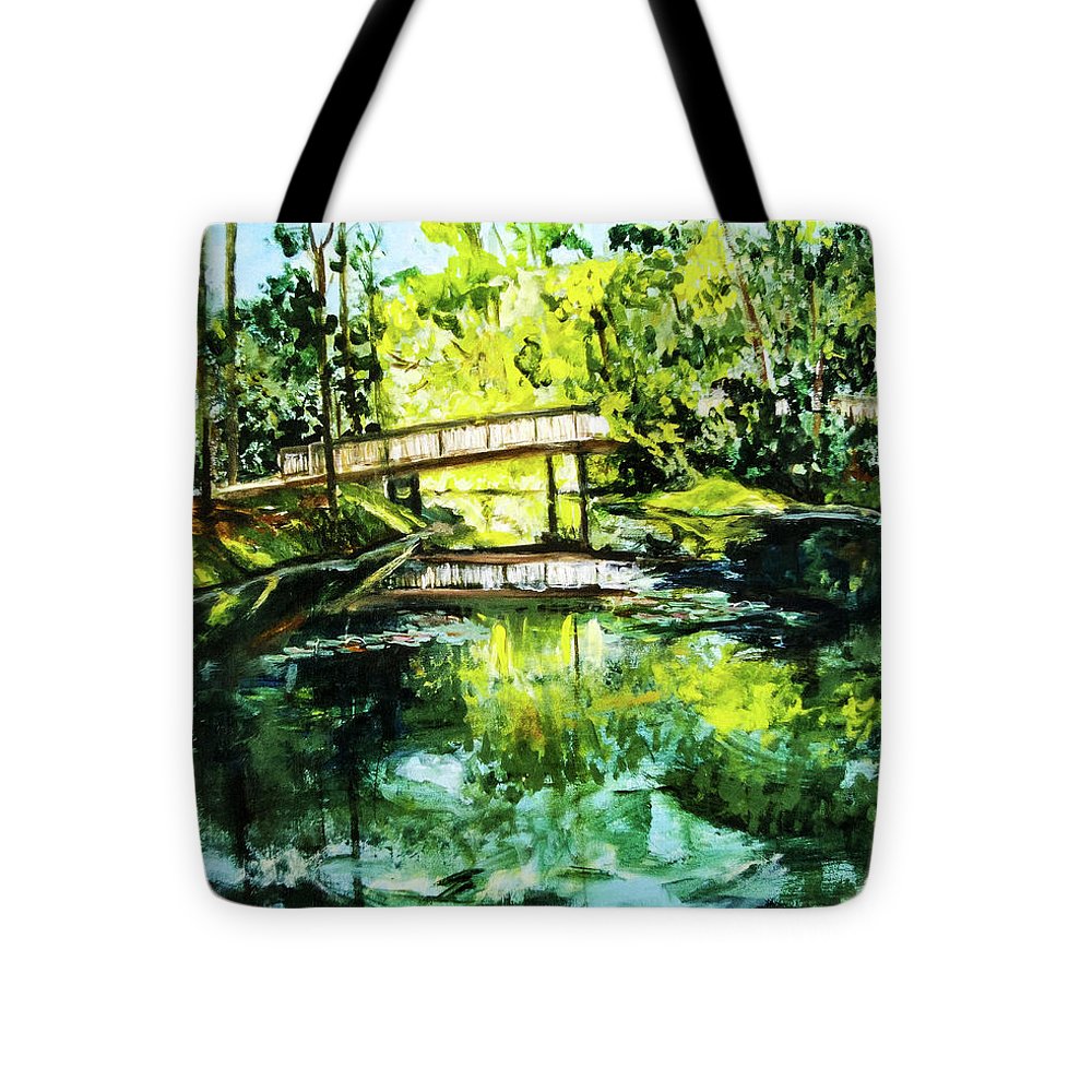 UNF  Morning on Candy Cane Lake - Tote Bag