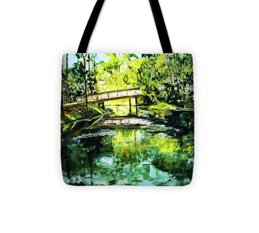 UNF  Morning on Candy Cane Lake - Tote Bag