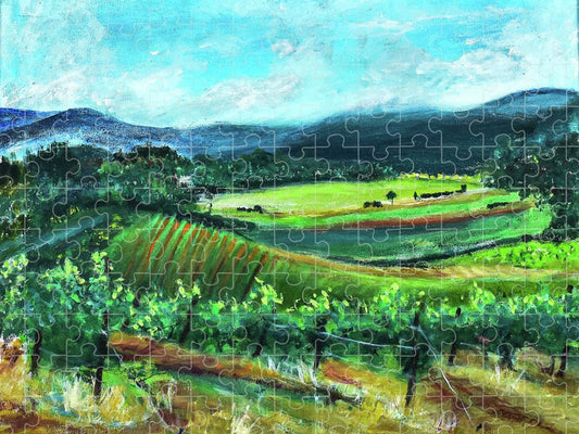 View from the Villa - Provence, France 'en plein air - Puzzle