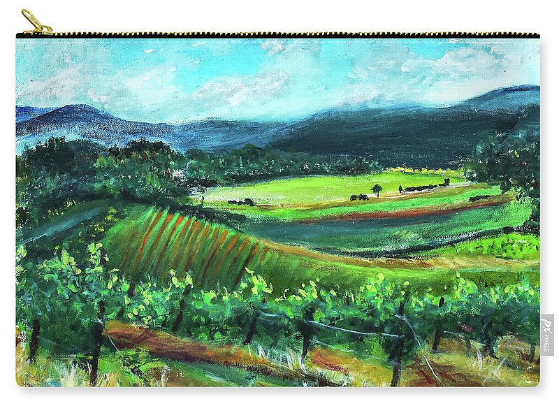 View from the Villa - Provence, France 'en plein air - Zip Pouch