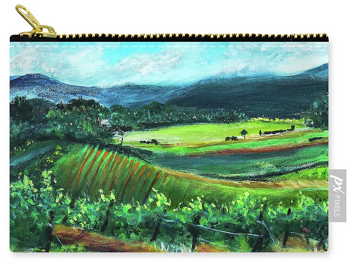 View from the Villa - Provence, France 'en plein air - Zip Pouch
