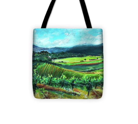 View from the Villa - Provence, France 'en plein air - Tote Bag