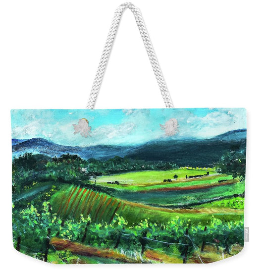 View from the Villa - Provence, France 'en plein air - Weekender Tote Bag