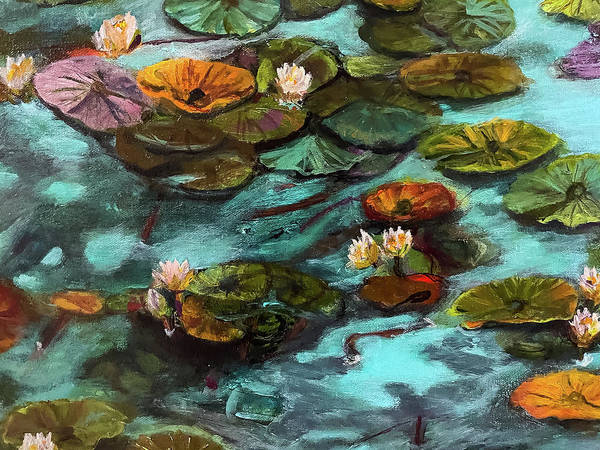 Water lilies area #1 C series - Art Print