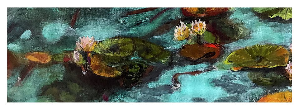 Water lilies area #1 C series - Yoga Mat