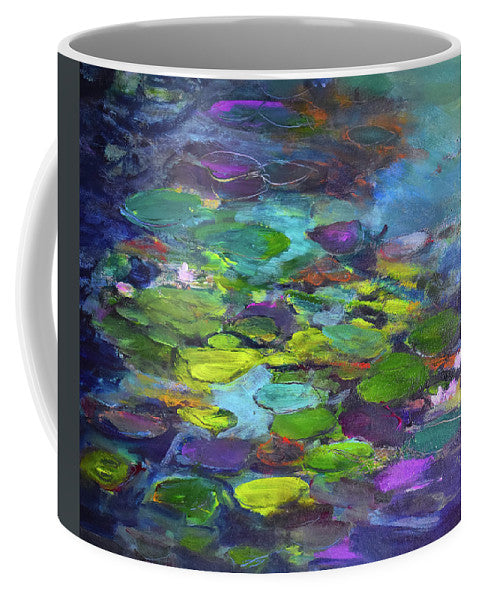 Water Lilies, Shades of Purple - Mug