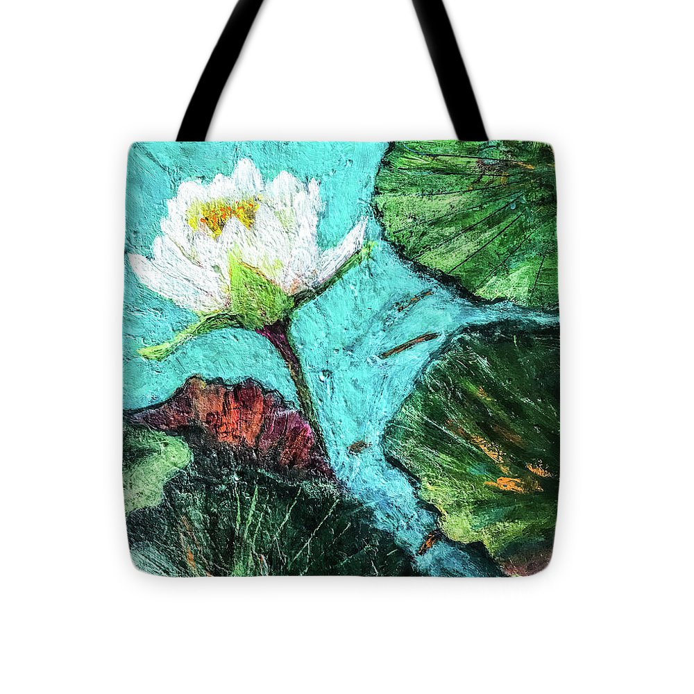 Water Lily Solo, #2 - Tote Bag