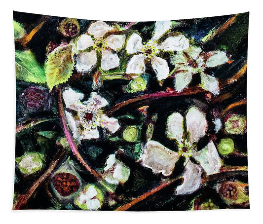 Wild Blackberry Vines - Tapestry